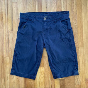 4/$25 Guess Navy Blue Chino Shorts Boys Size 14 Semi-Formal School Uniform Prep